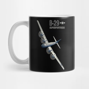 B29 Superfortress WW2 bomber plane Mug